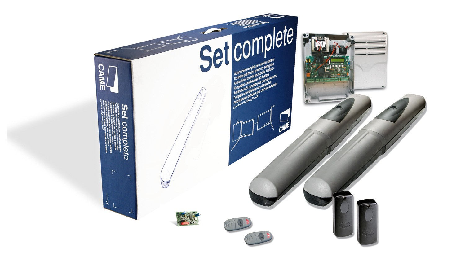 AX0-P 230V WORM DRIVE FOR PAIR OF SWING GATES COMPLETE KIT