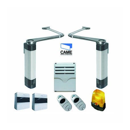 STYLO-P24 NARROW POSTS PAIR OF SWING GATES AUTOMATION KIT 24V