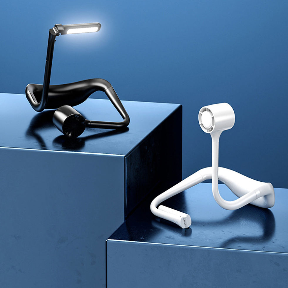 Miniatura: No Sweat Neck Fan With Light