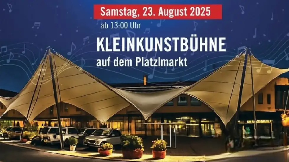 Kleinkunstbühne am Platzlmarkt in Zeltweg 2025 mit Austropop, Schlager und regionalen Musikerinnen und Musikern live vor begeistertem Publikum.