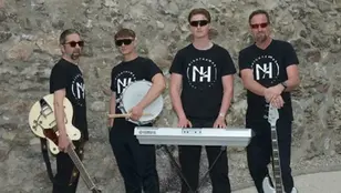 Die Band Nighthawks mit Wolfgang Greinix, Armin Greinix, Rainer Danner und Uwe Rottensteiner jun. Vier Musiker mit Wurzeln in Pöls und einer gemeinsamen Leidenschaft für Rockklassiker und eigene Songs.