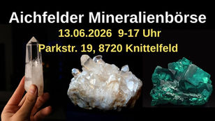 Besucherinnen und Besucher entdecken Kristalle, Fossilien und Edelsteine bei der Aichfelder Mineralienbörse in Knittelfeld.