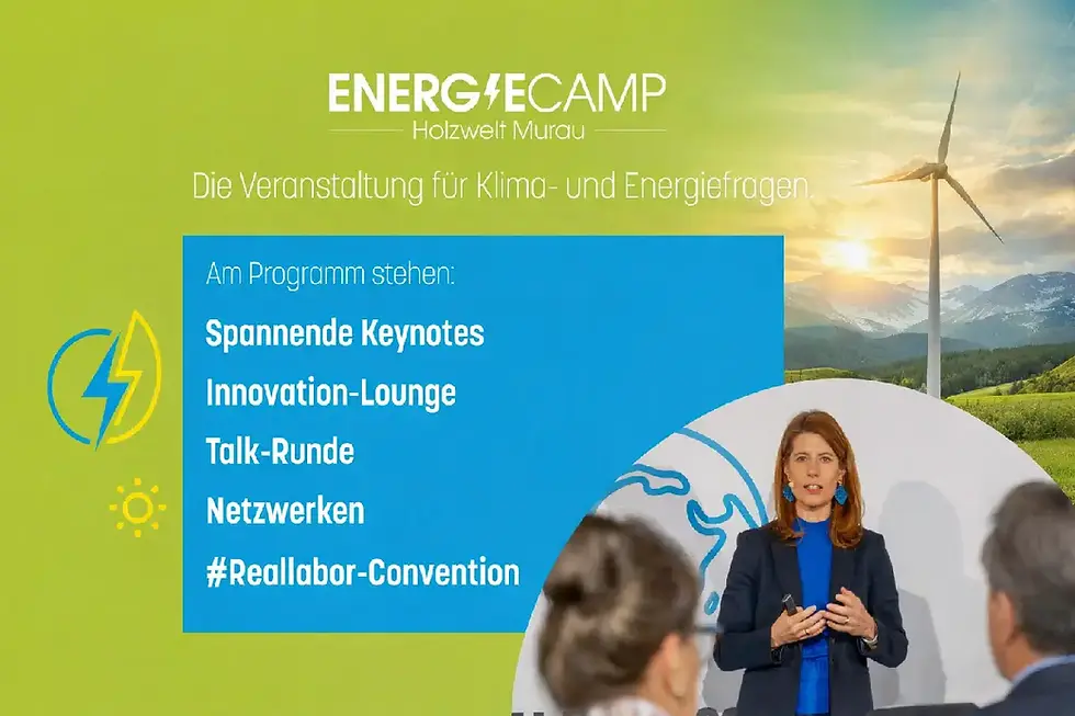 Vortrag beim Energiecamp Holzwelt Murau zu Green Tech Economy und Energiewende mit Fokus auf Innovation, Wirtschaft und nachhaltige Entwicklung