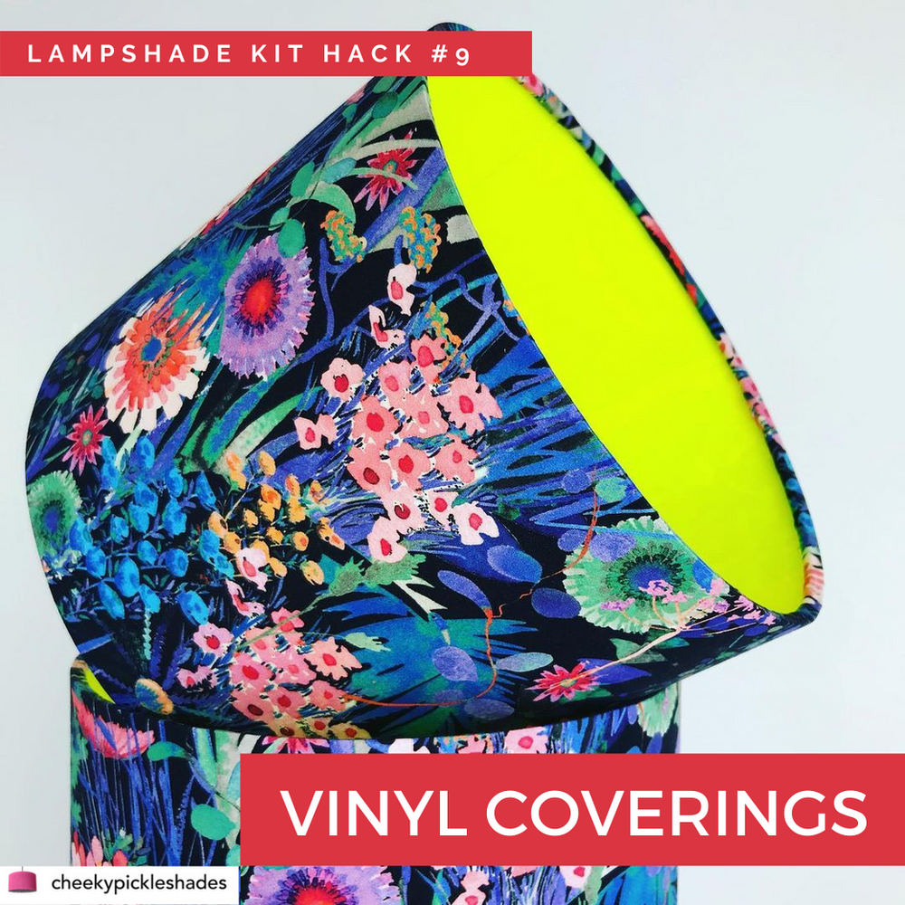 Lampshade Kit Hack 9 Using Vinyl as a Lampshade Inner