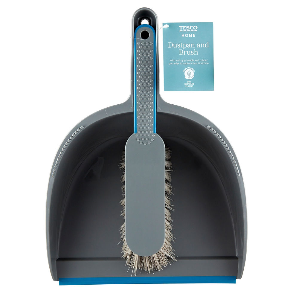 Tesco Dustpan & Brush Set