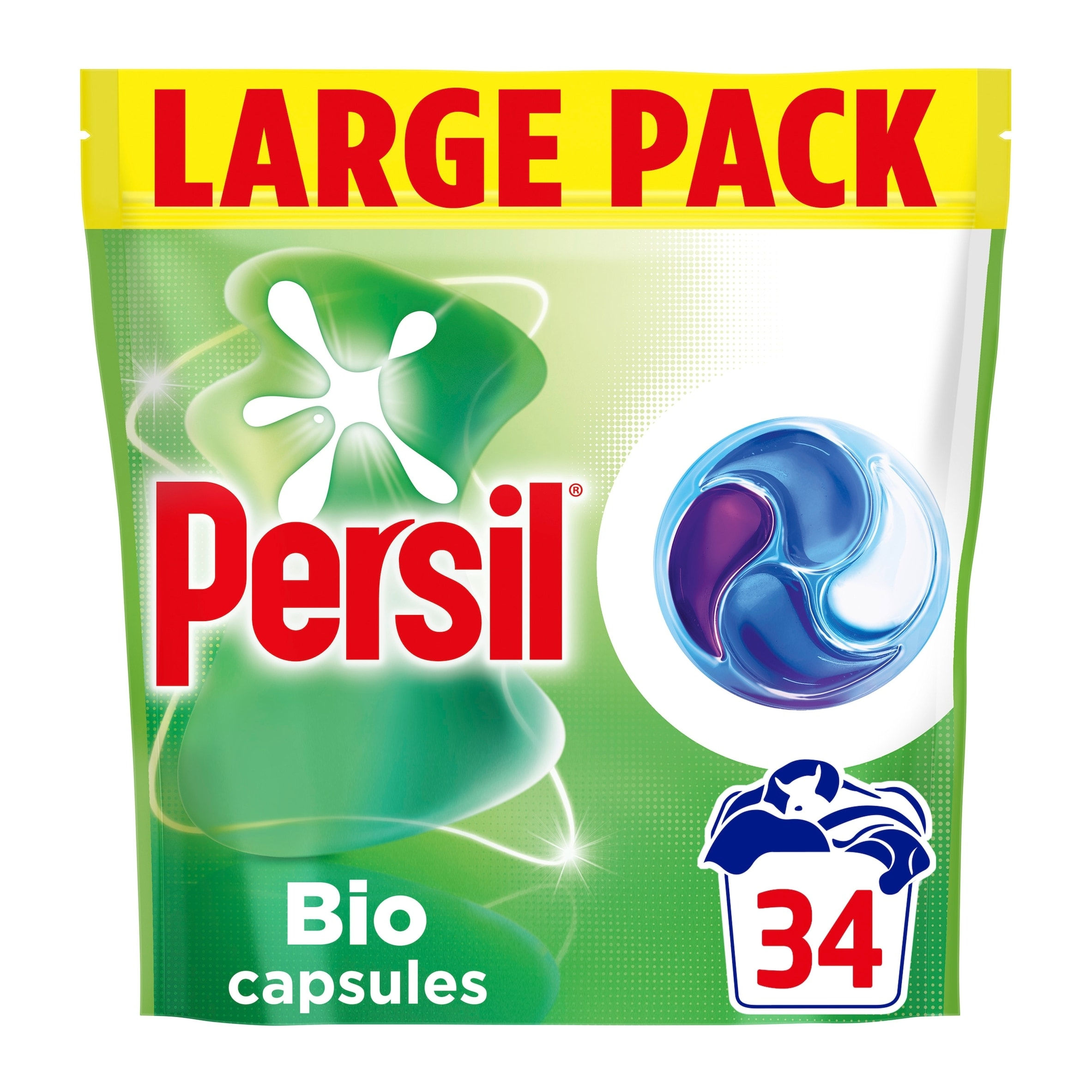 Persil Bio 4 in 1 Capsules 34 Washes 462g