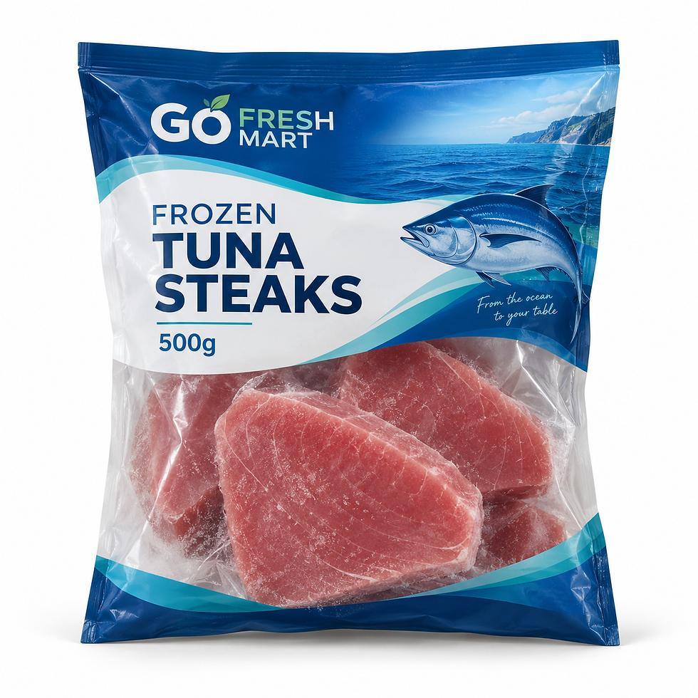 Frozen Tuna Steaks 500g