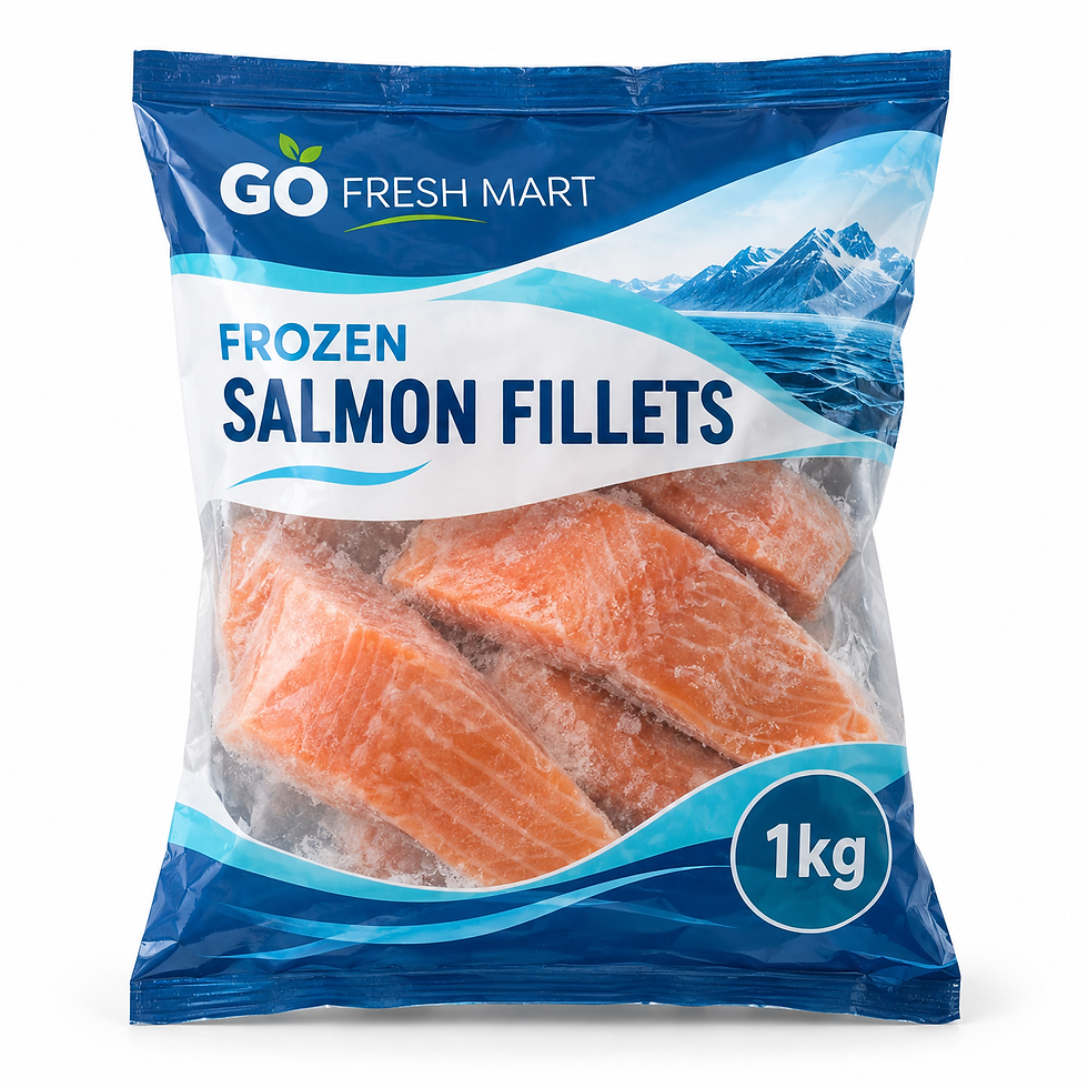 Frozen Salmon Fillets 1kg