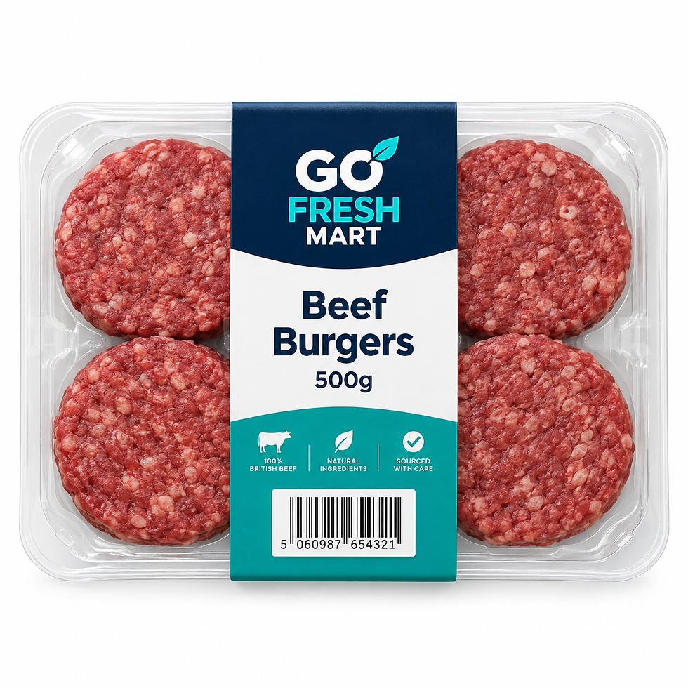 Beef Burgers 500g
