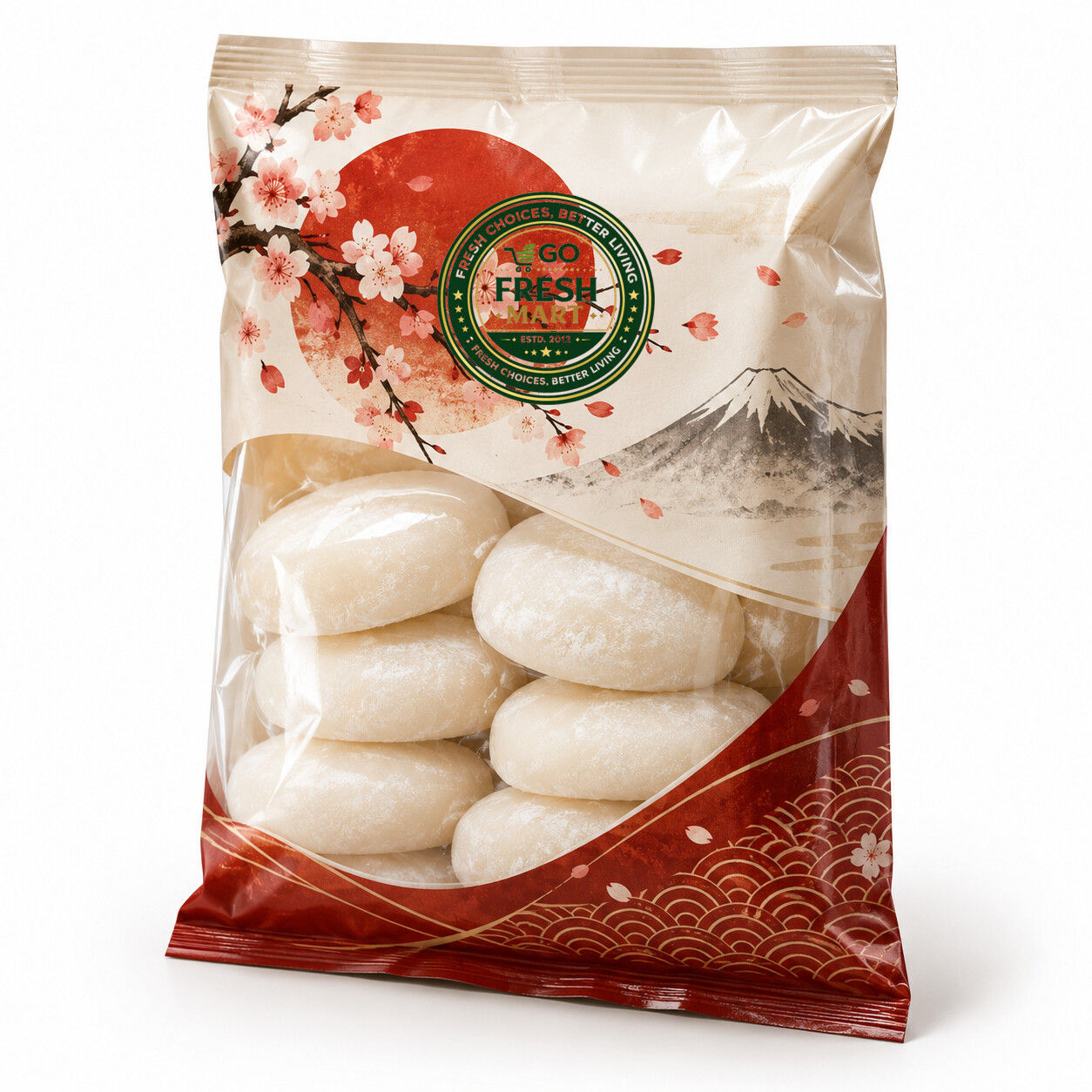 GO FRESH MART Japanese Style Rice Cake - Standard Pack