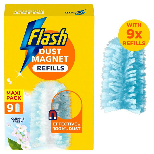 Flash Dust Magnet Duster Refill 9 Pack