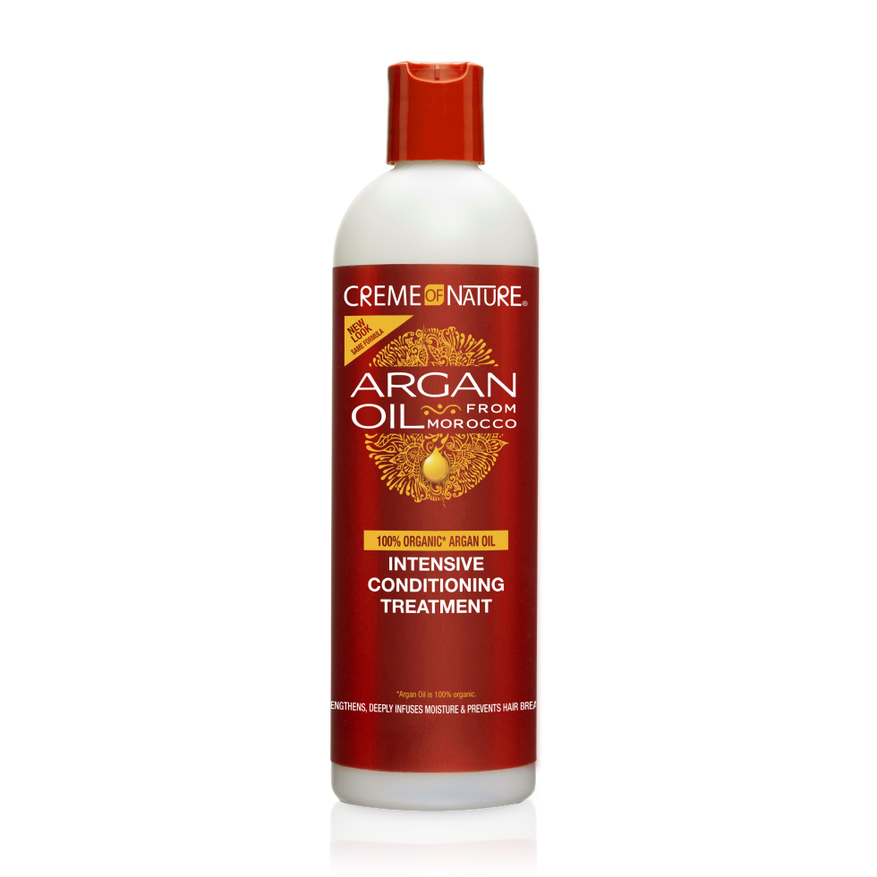 Product photograph: Creme of Nature Argan Oil Conditioner 354ml. Packaging may vary.
