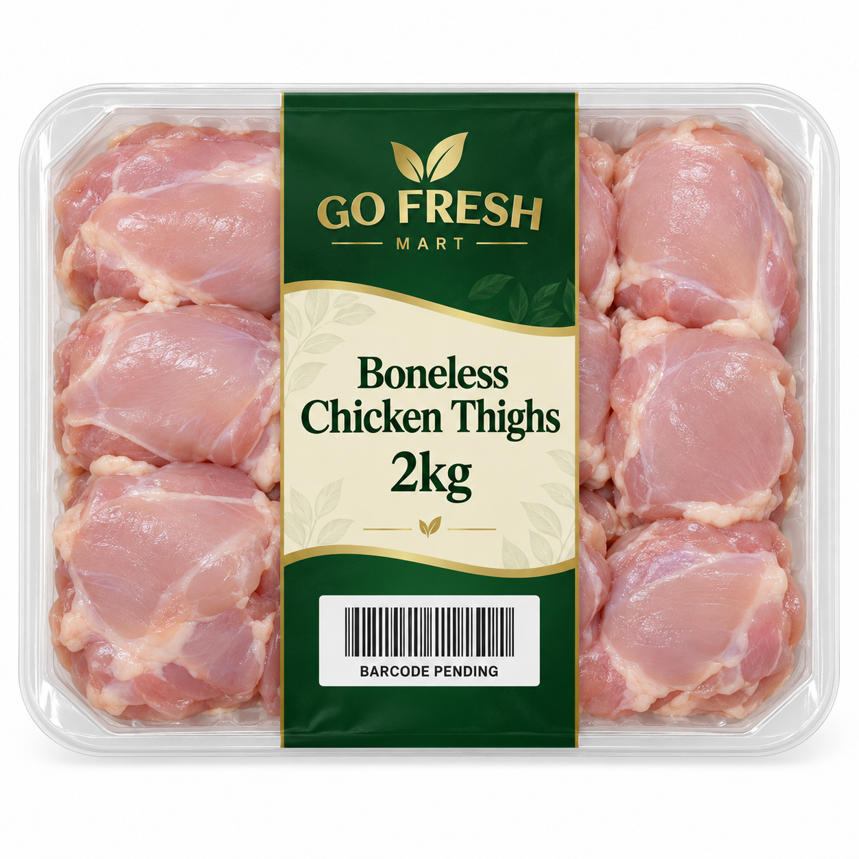 Boneless Chicken Thighs 2kg
