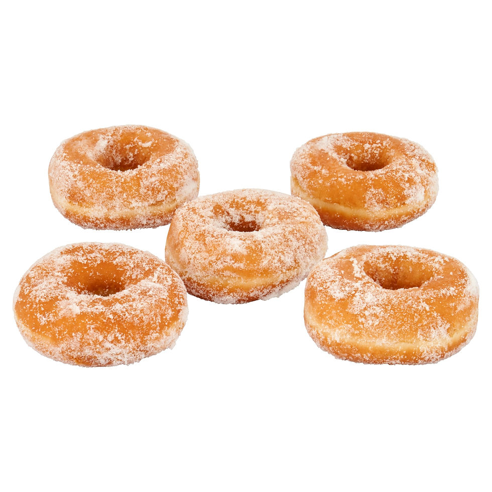 Sugar Ring Doughnuts 8 Pack