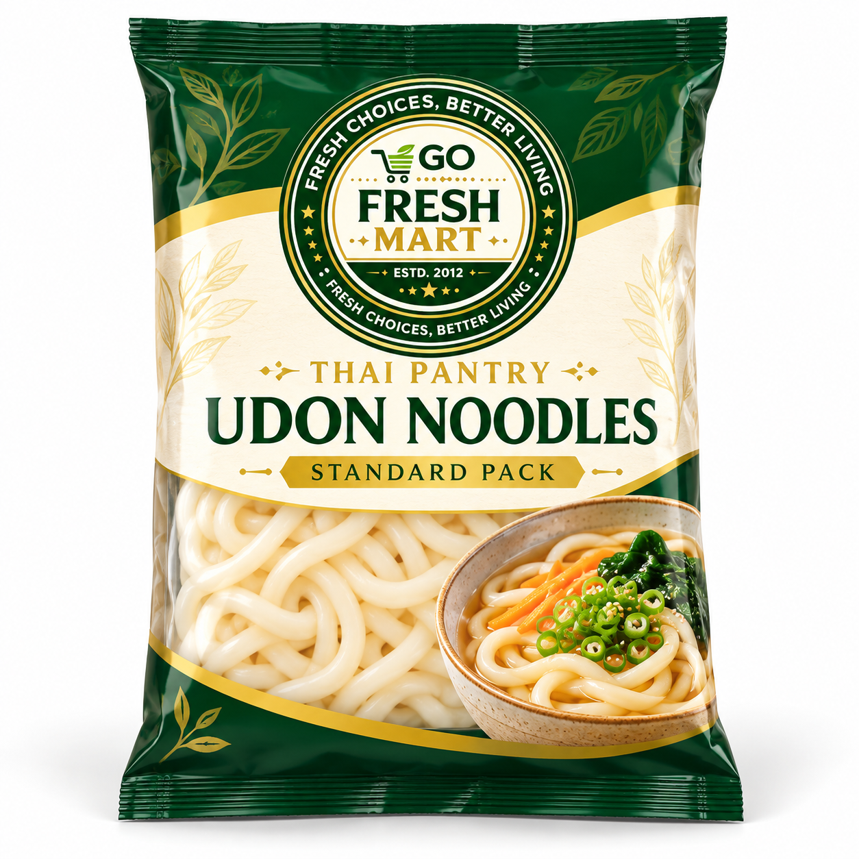 GO FRESH MART Thai Pantry Udon Noodles - Standard Pack
