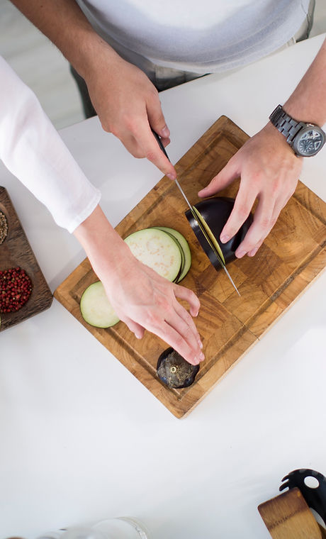 Preparing Eggplant