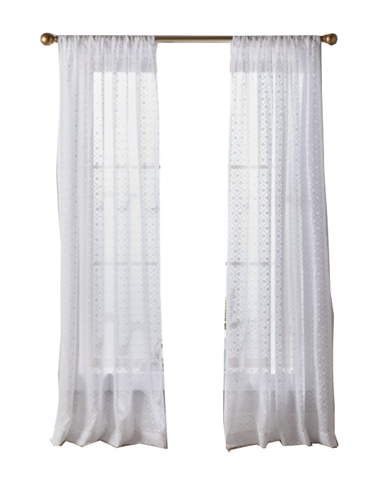White Sheer Curtains