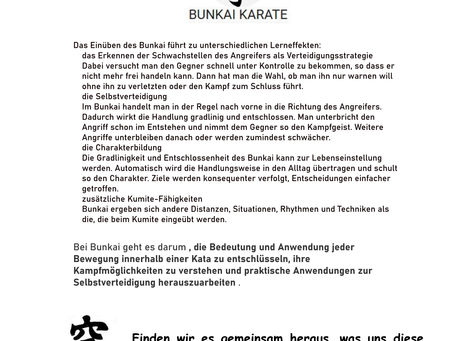 Kata Bunkai Training ab 02.11......