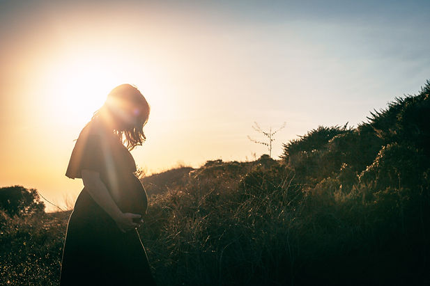 Pregnant Woman in Nature
