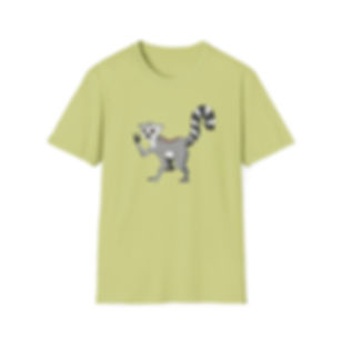 Cool Lemur ILY ASL Unisex Softstyle T-Shirt - Fun Animal Tee for Casual Wear