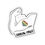 Thumbnail: Rainbow Power Tat Arm - White background (Die-Cut Stickers)