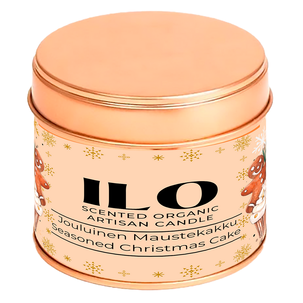 ILO Luomu Soijavaha Tuoksukynttilä Jouluinen Maustekakku 1kpl