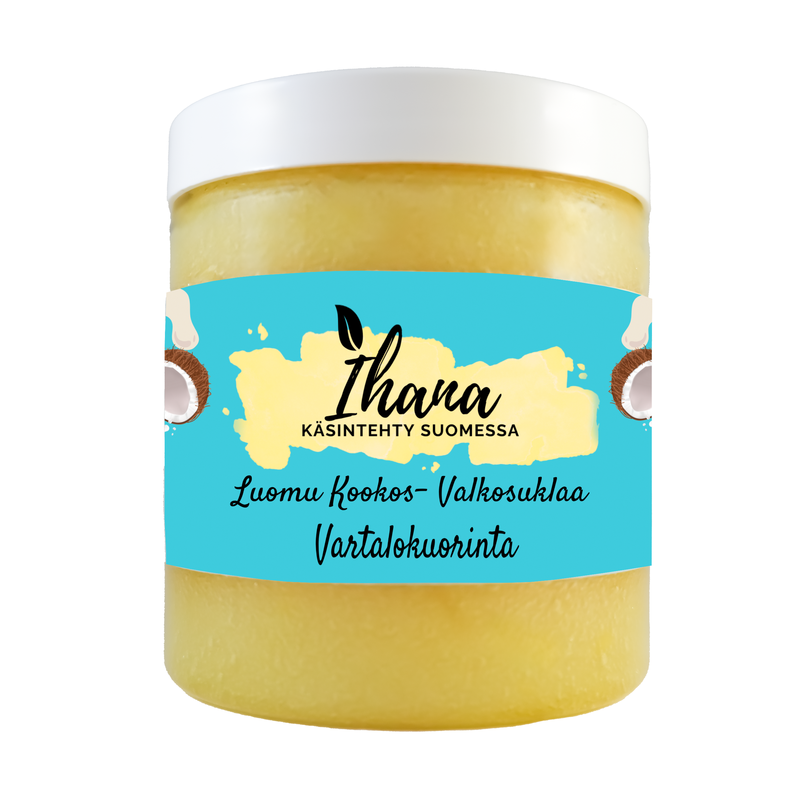 IHANA Luomu Kookos- Valkosuklaa Vartalokuorinta 250ml