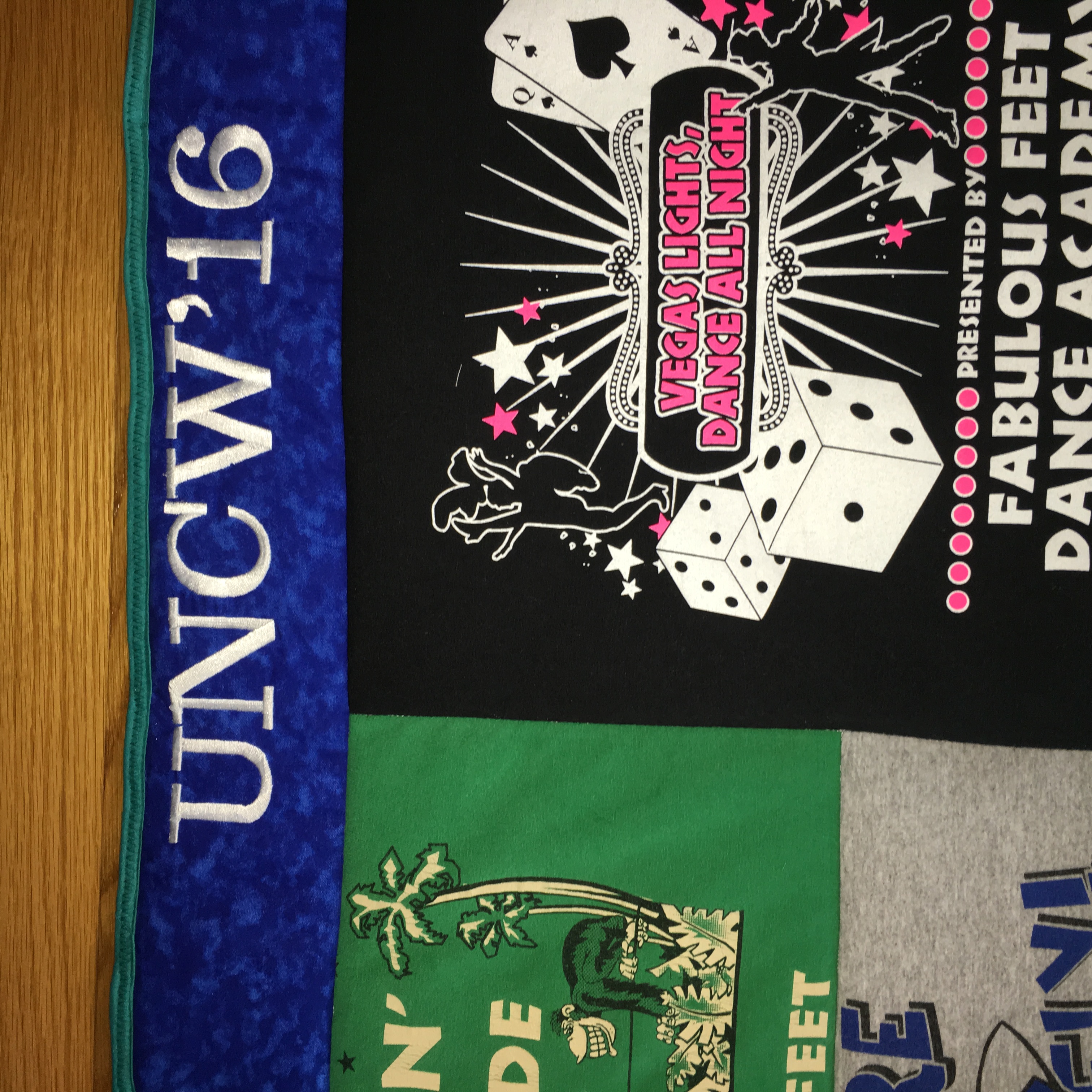Embrodered school and Grad date