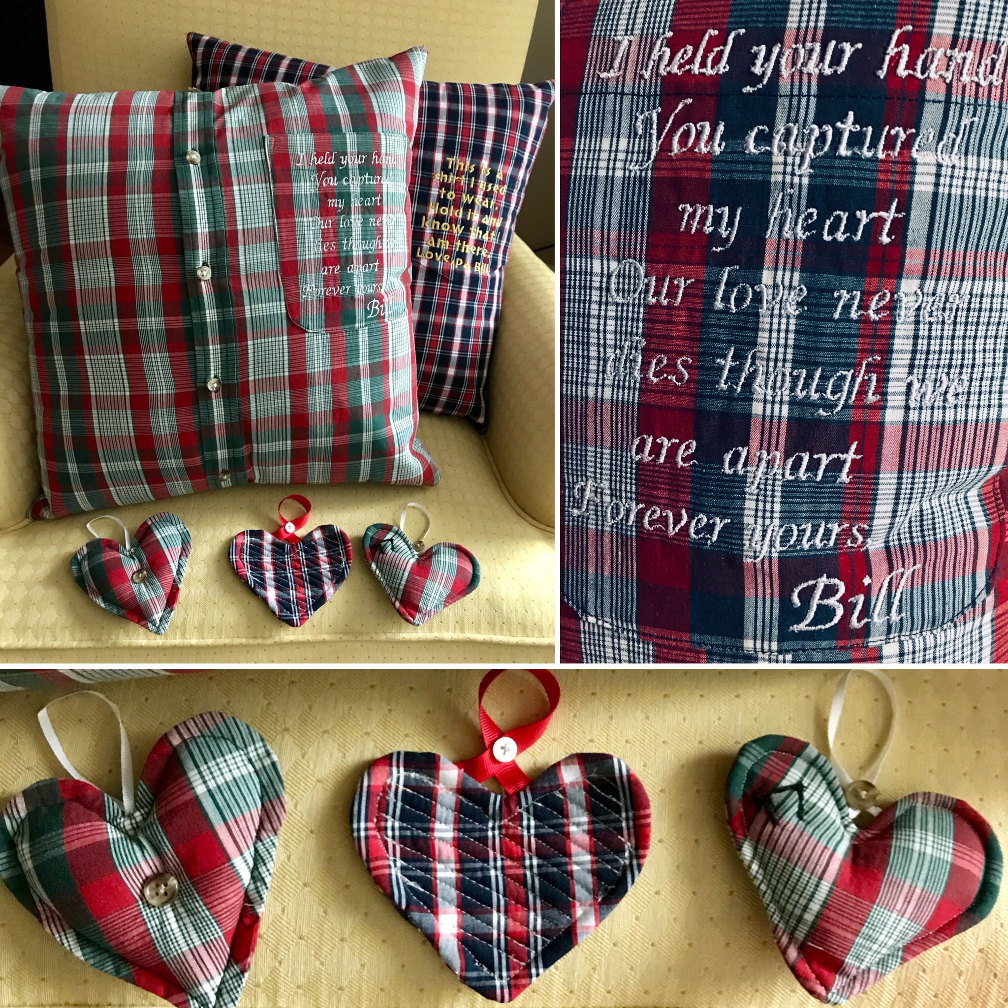 Pillows and ornaments