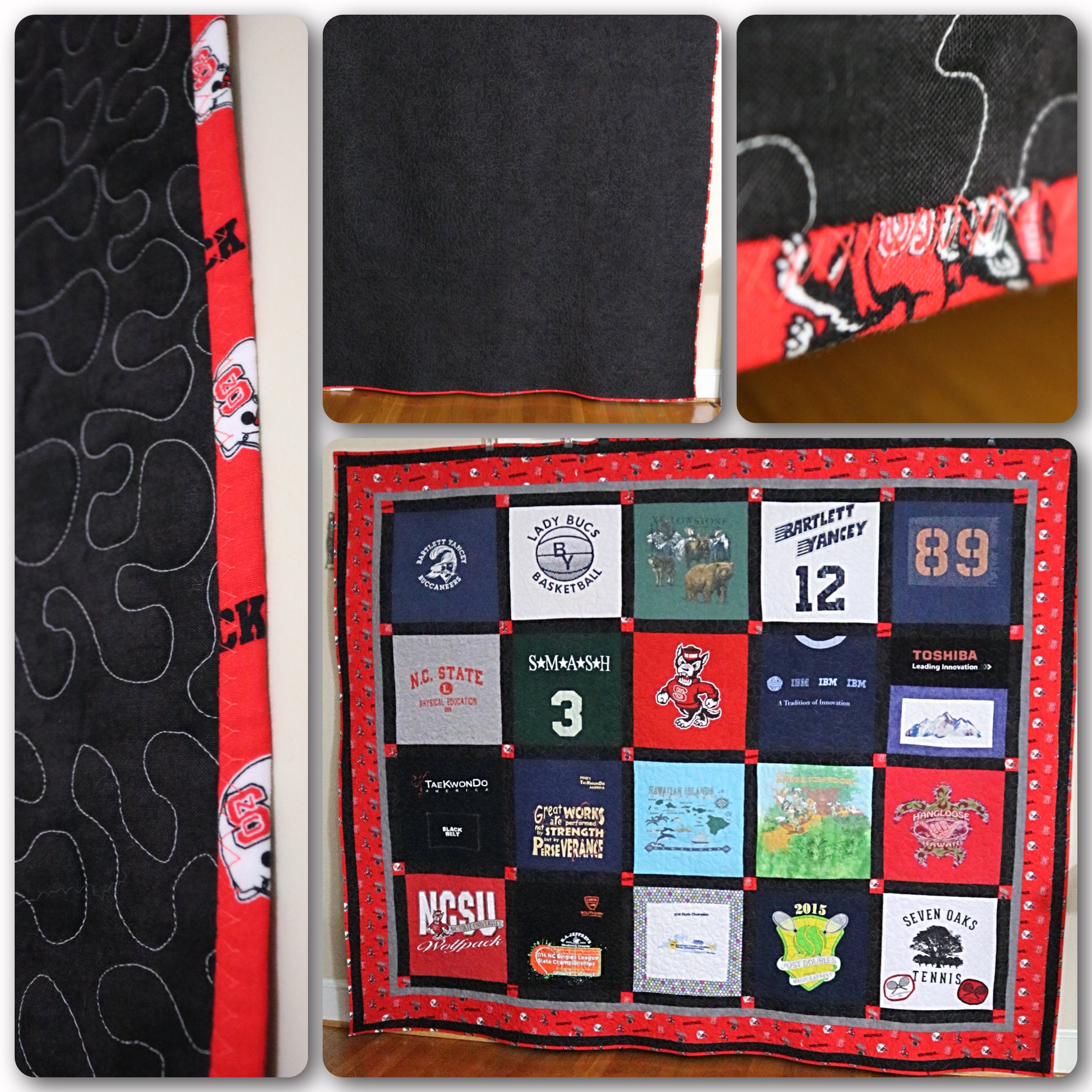 FolfPacl Themed Tshirt quilt