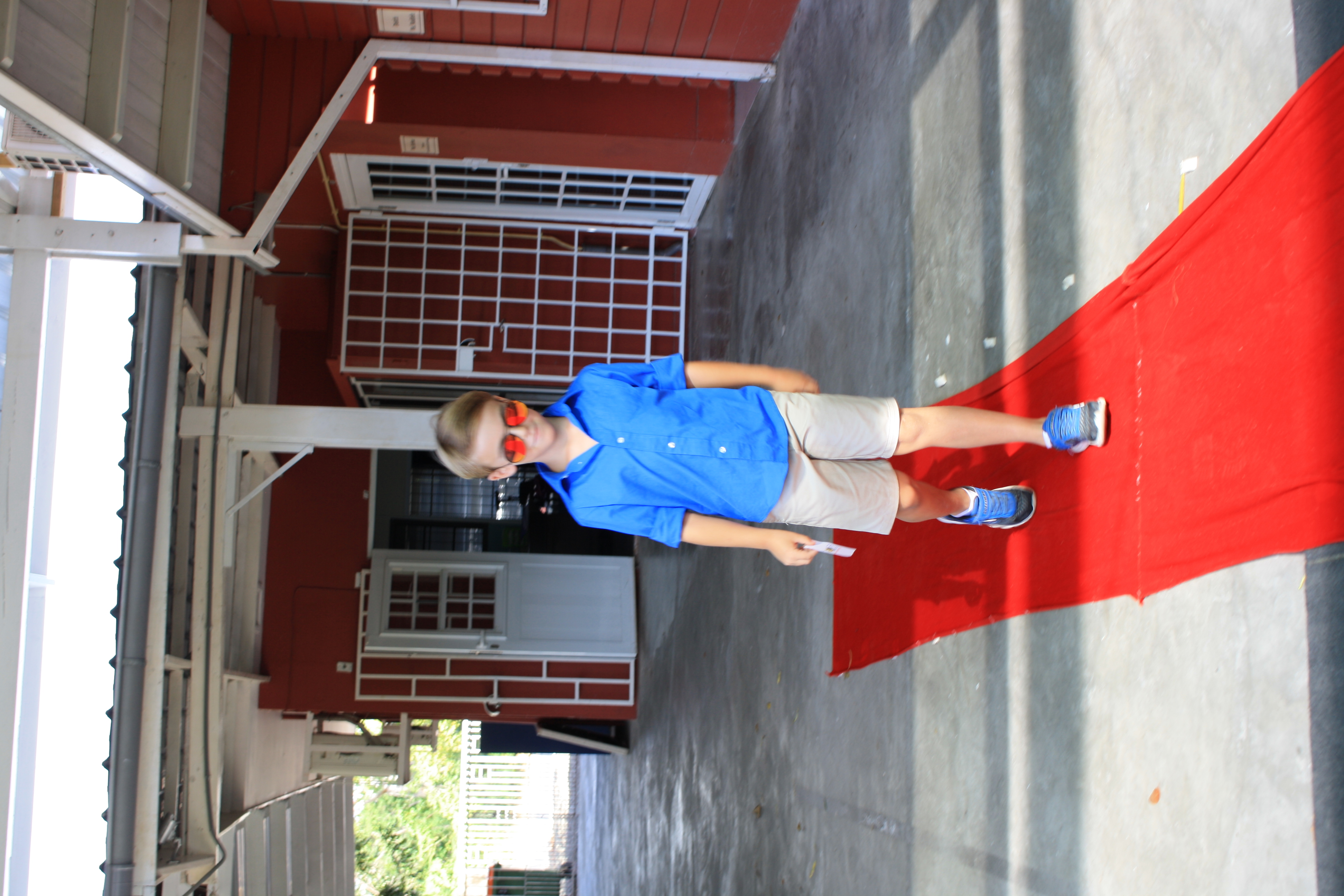 Red carpet walk!