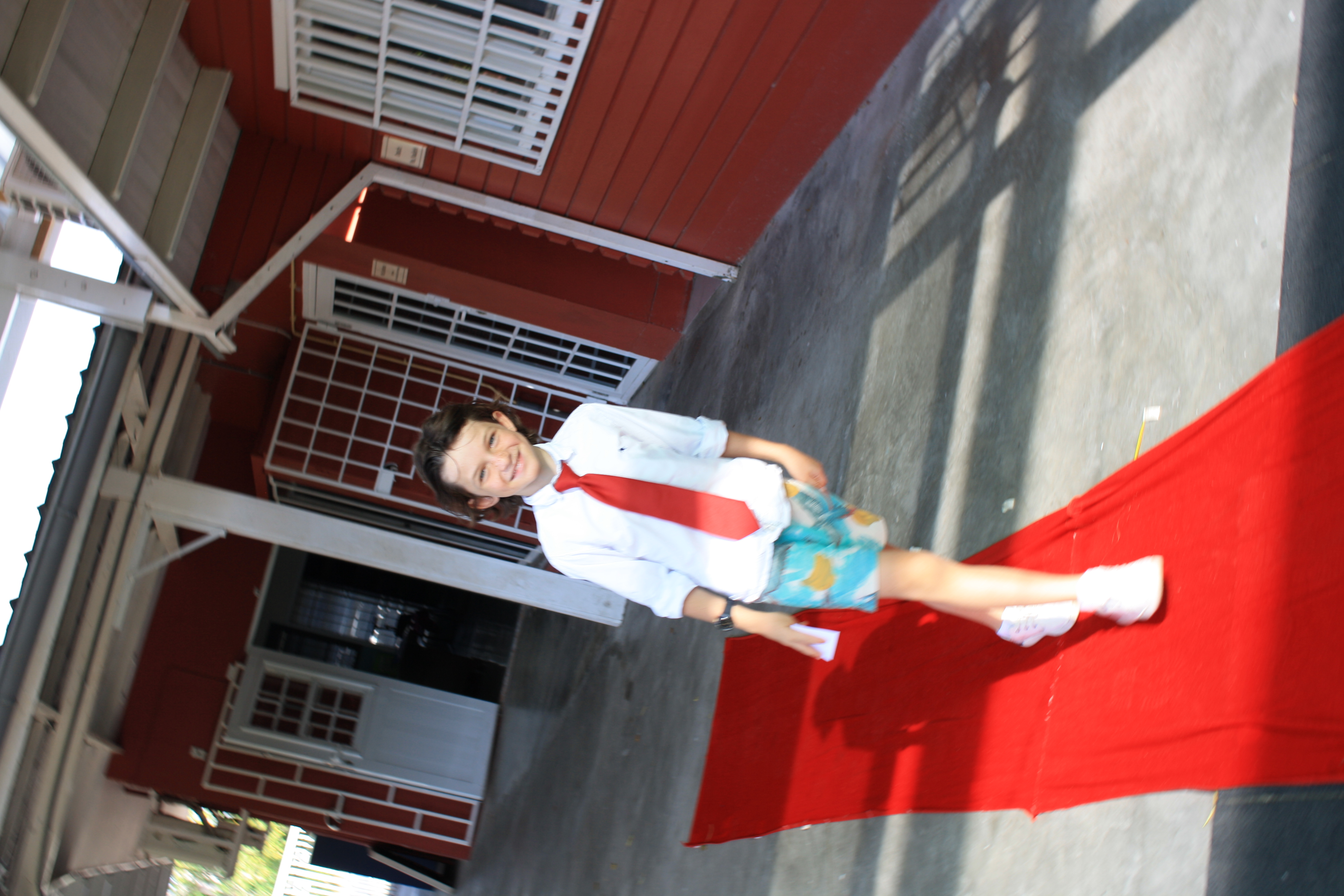 Red carpet walk!