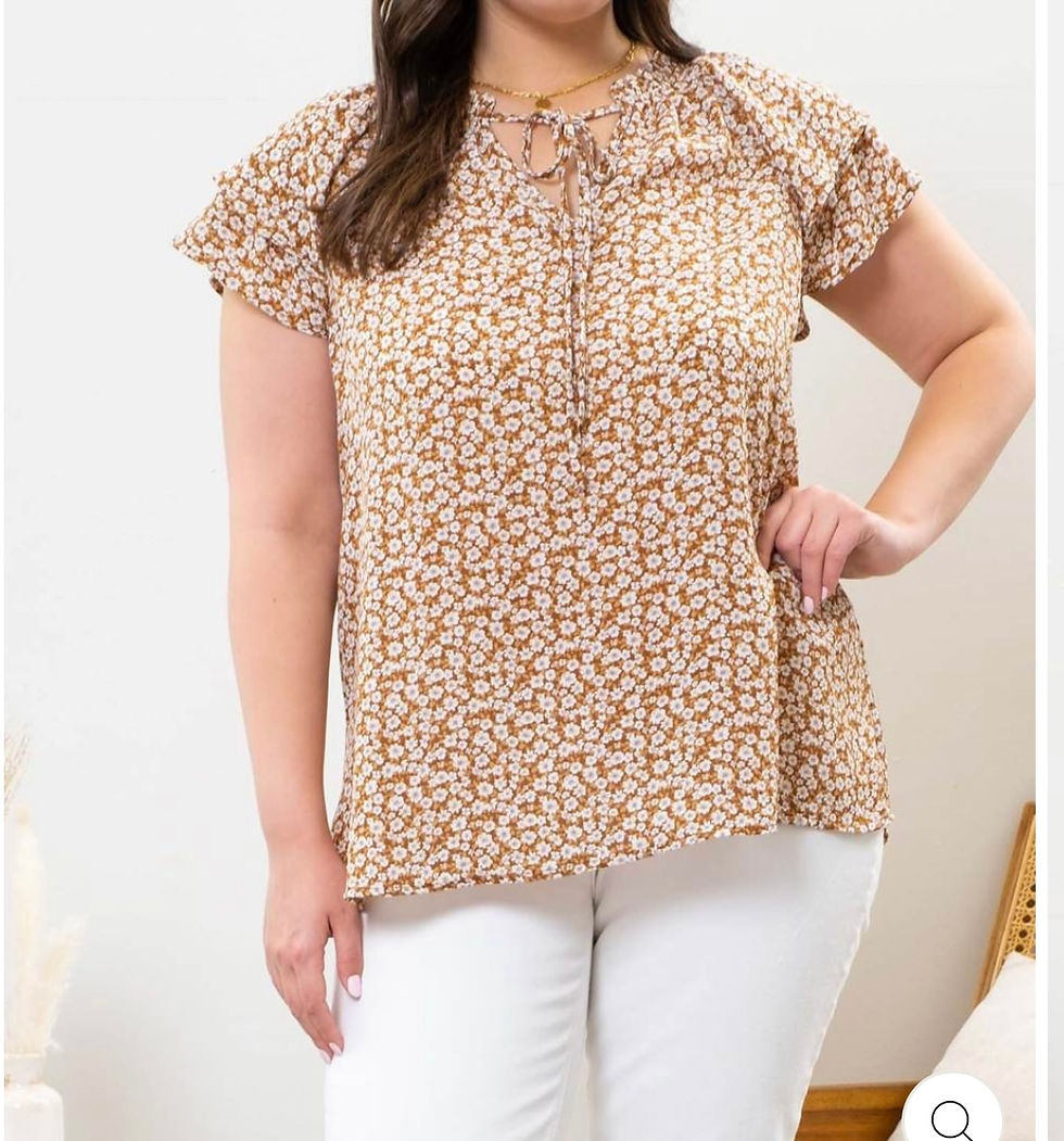 Floral Layered Sleeve Top