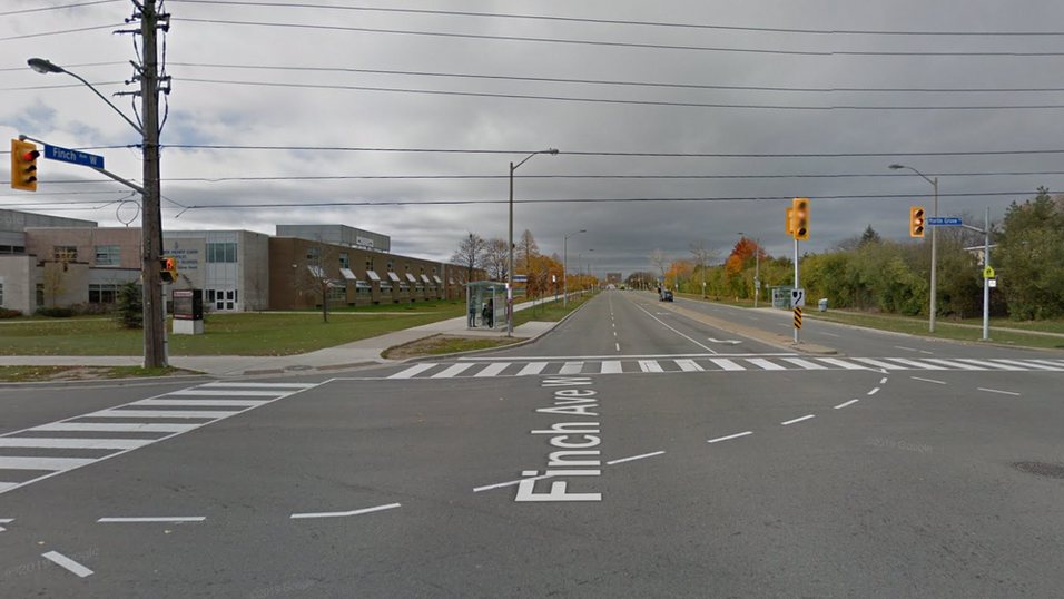 After shots were fired on Finch Avenue West & Martin Grove Road, a male victim walked into hospital
