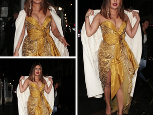 Priyanka Chopra makes a stylish entry in London