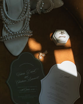 Morning of wedding details
