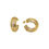Thumbnail: Chunky Basket Hoop Earrings - Gold