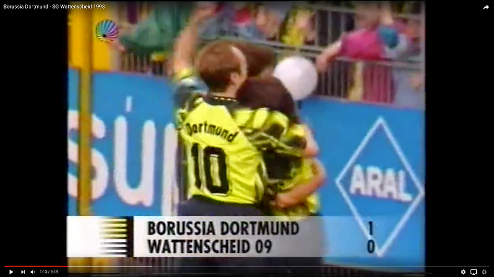 Thumbnail: Nike Borussia Dortmund Long Sleeve Home Jersey 1992-93 Bundesliga Season