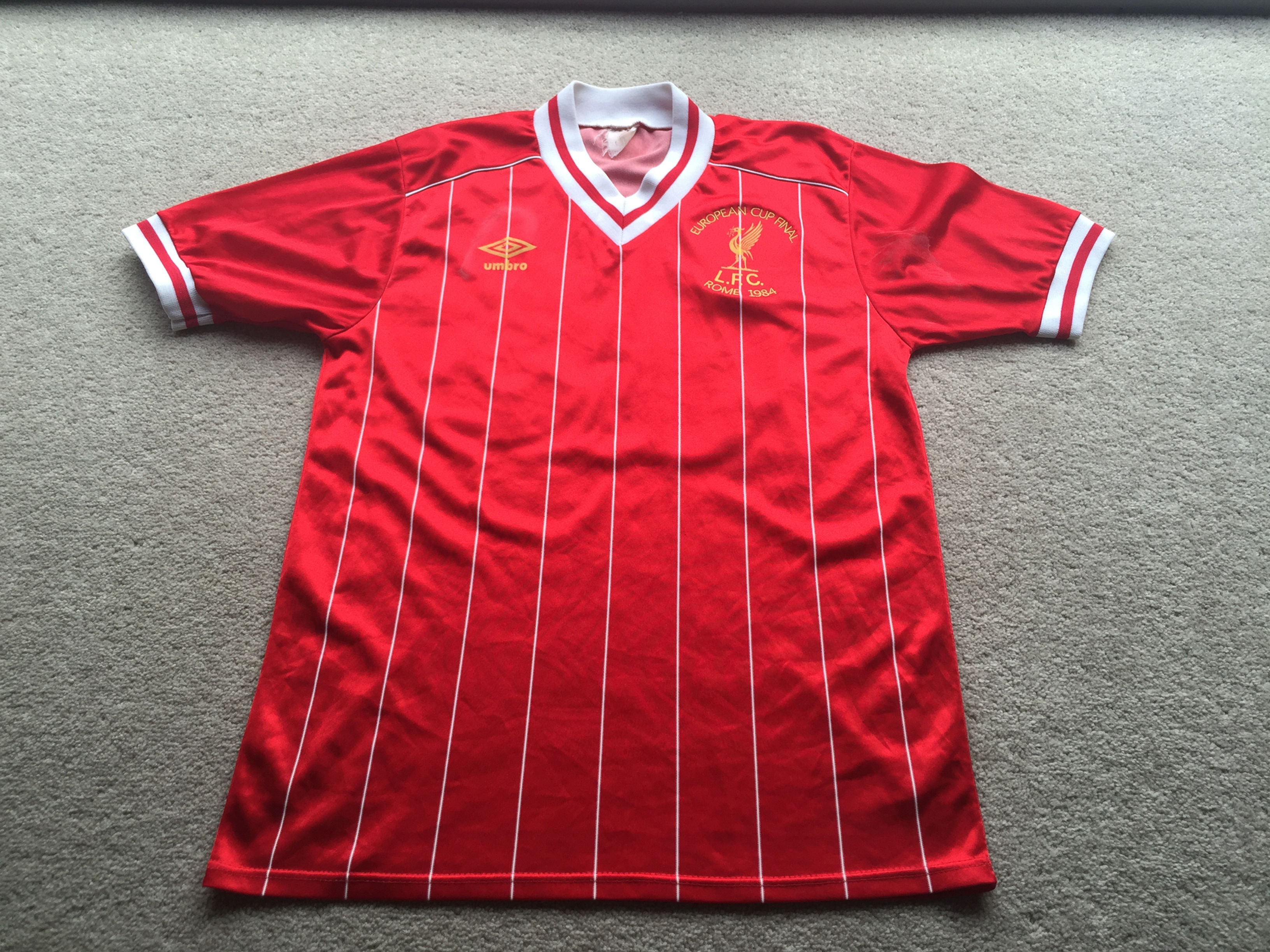Umbro Liverpool FC Home Jersey 1984 European Cup Final