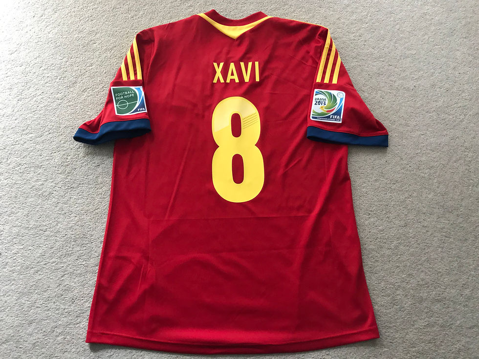 Thumbnail: Adidas Spain National Team Home Jersey 2013 Confederations Cup Final