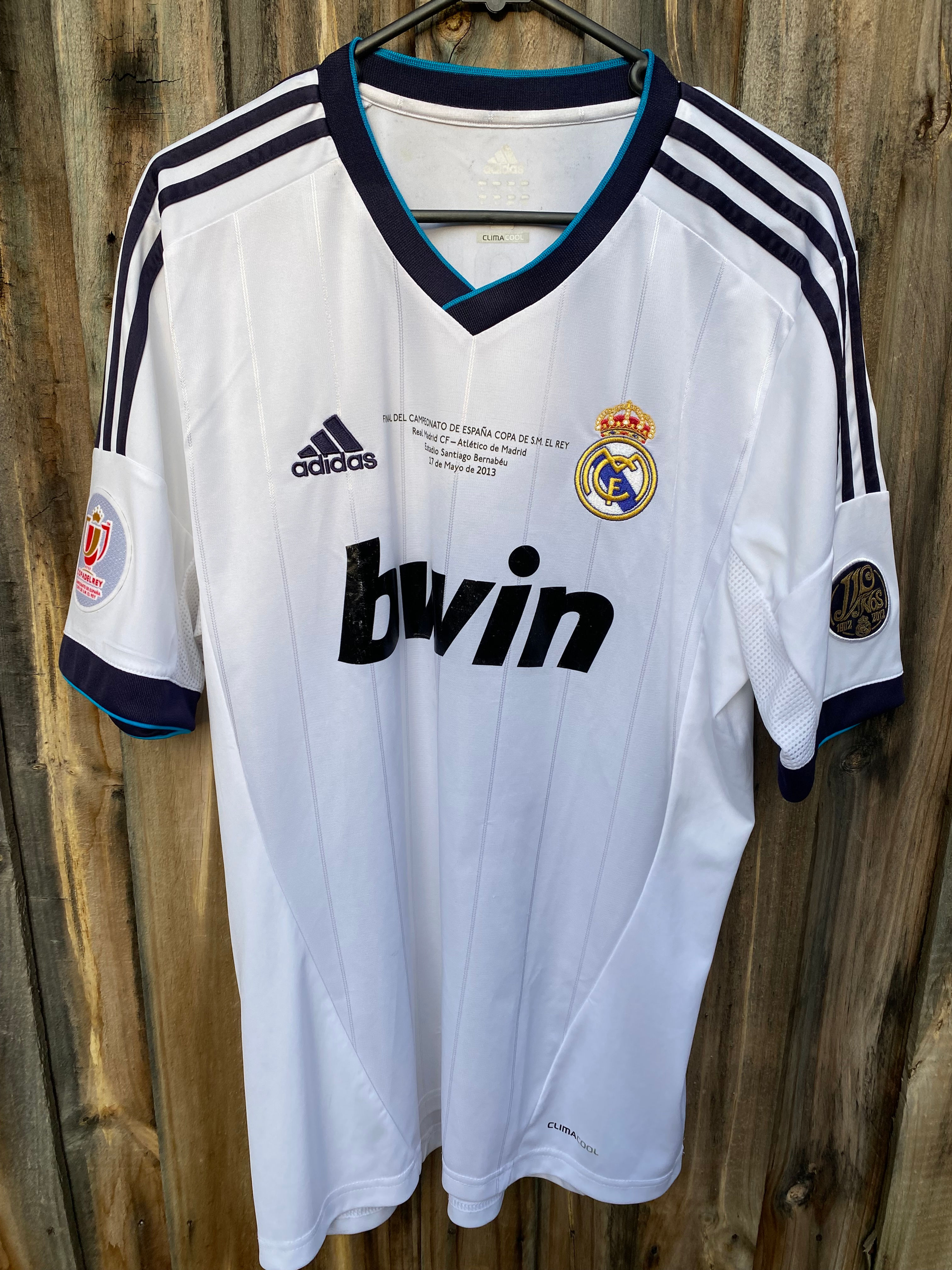 Adidas Real Madrid Home Jersey 2013 Copa Del Rey Final Large