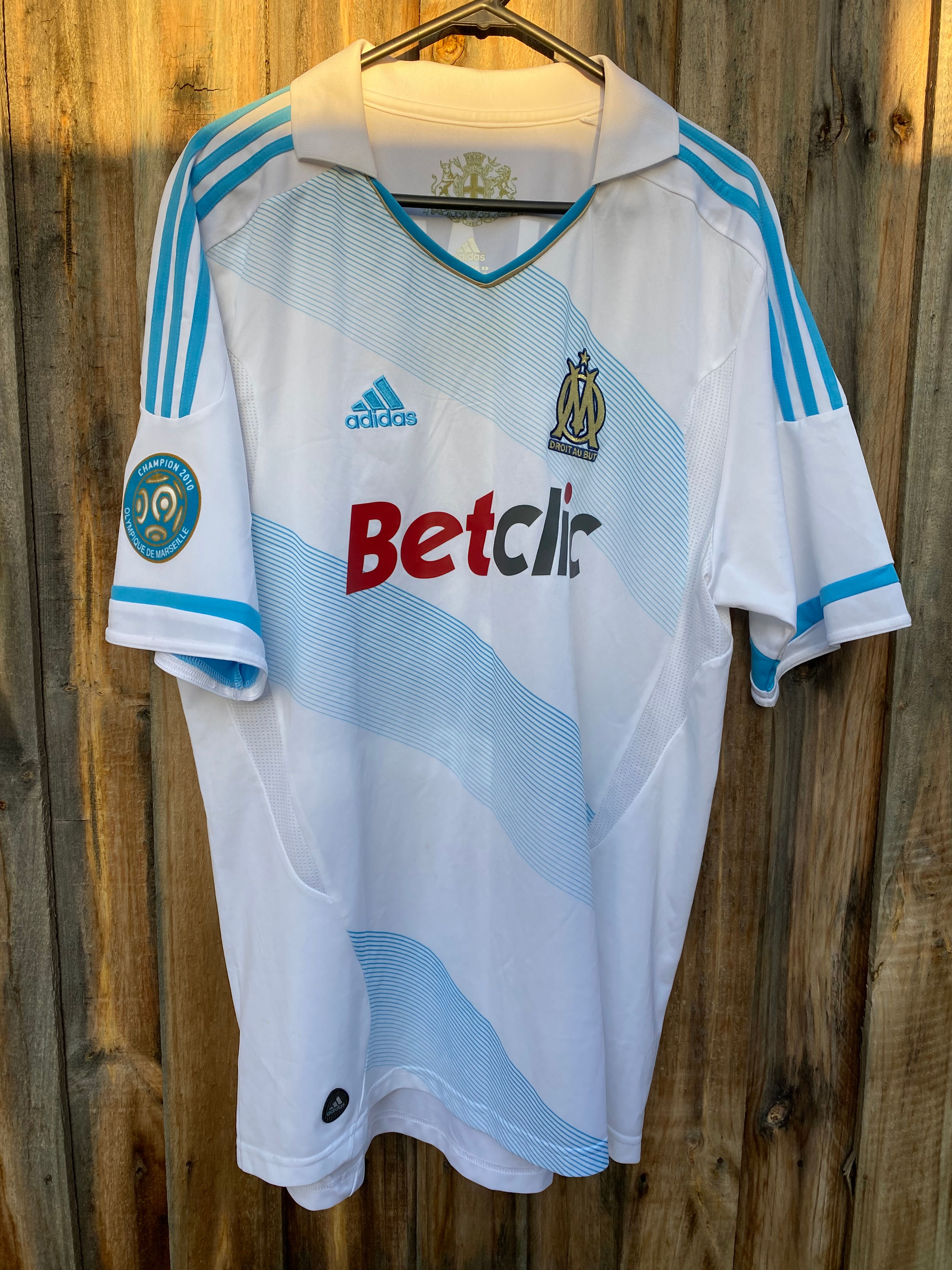 Adidas Olympique Marseille Home Jersey 2010/11 Ligue1 Season XL
