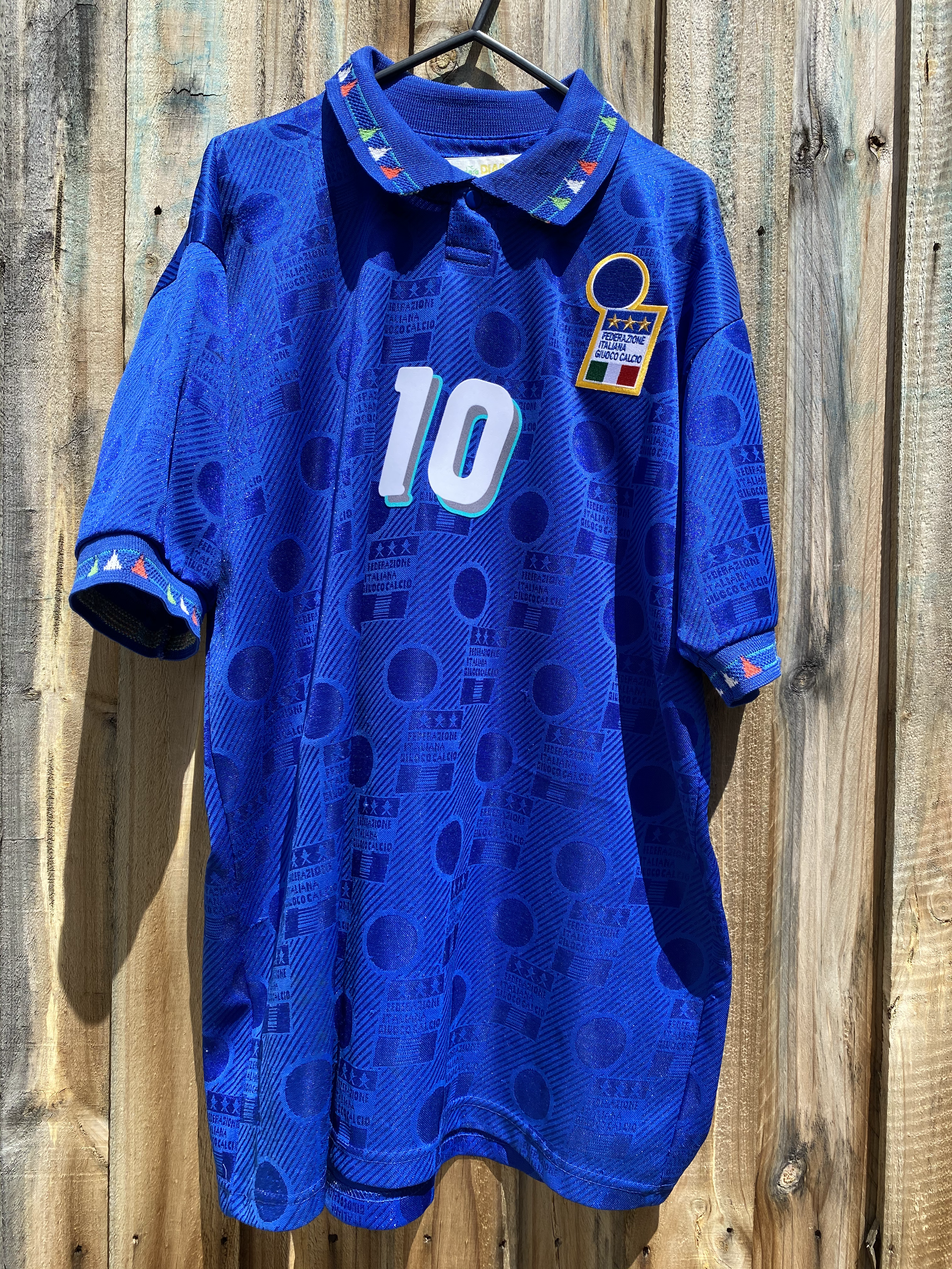 Diadora Italy National Team Jersey 1994 FIFA World Cup