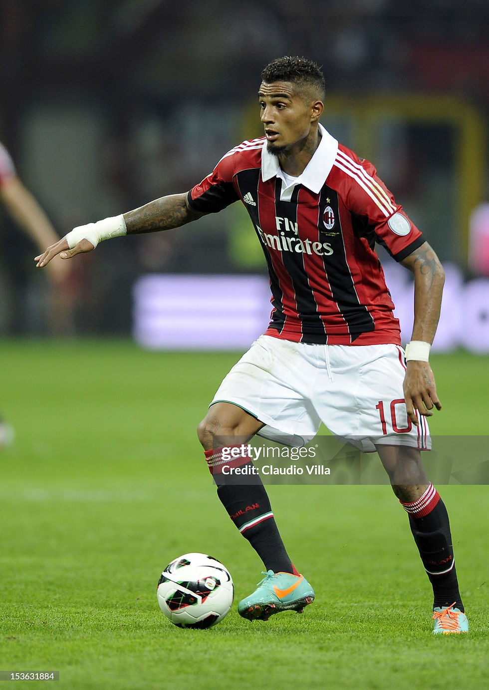 Thumbnail: Adidas TECHFIT AC Milan Home Jersey 2013/14 Serie A Season Medium