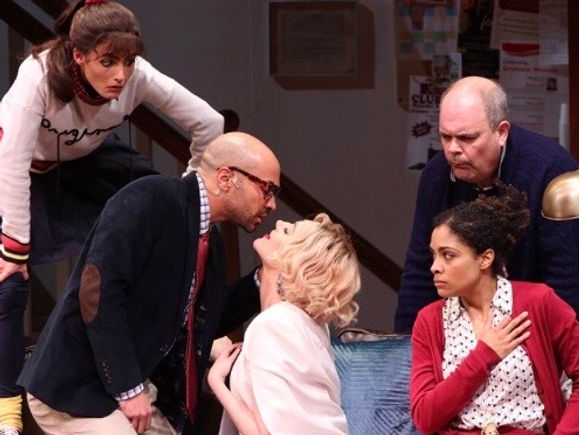 Ken Ludwig farce Steffanie Leigh Brad Oscar Jevon McFerrin Old Globe McCarter Theatre