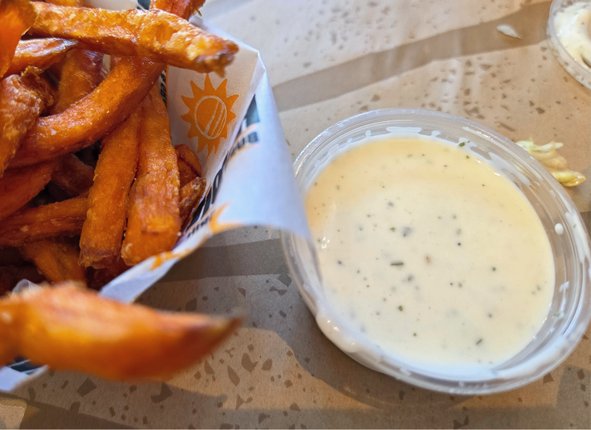 Signaure ranch sauce from Habit Burger Grill