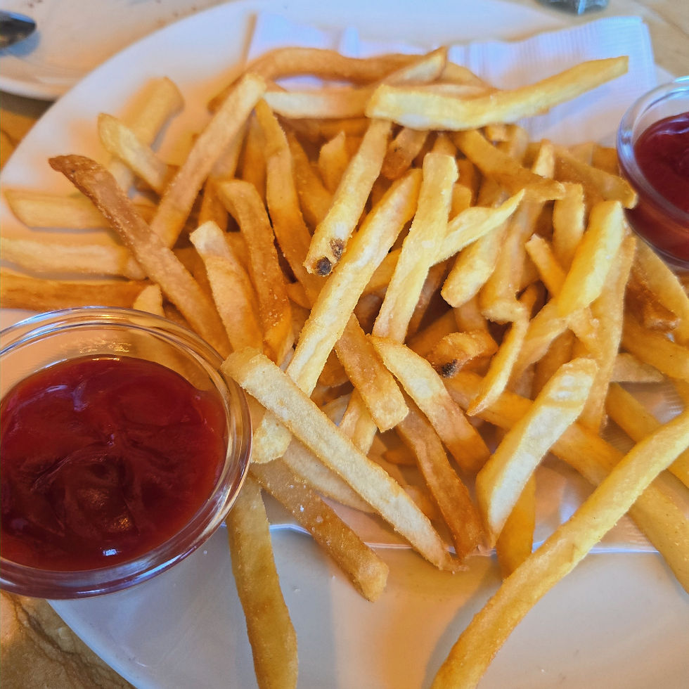 The Cheesecakse Factory fries are served on a plate