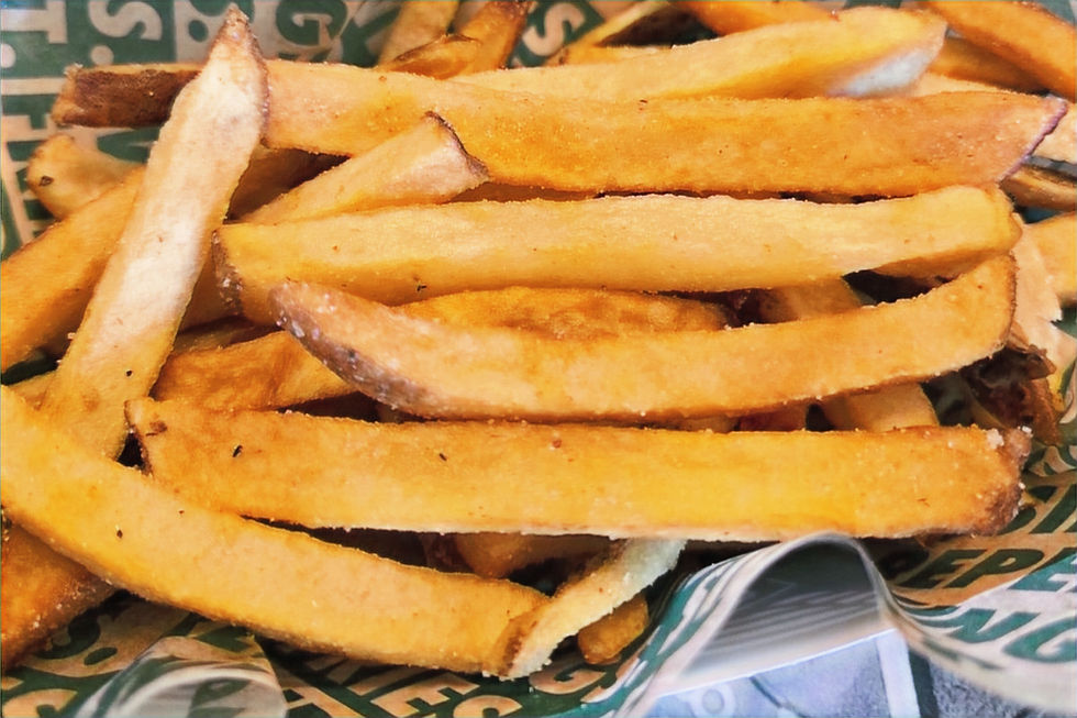 Shape of Wingstop fries