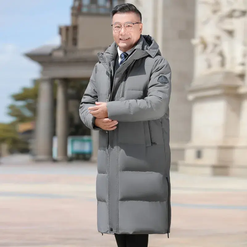 Thumbnail: Canada Fashion Winter Jacket Man Down Coats Parka Thick Men White Goose Down