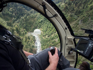 Helicopter fishing New Zealand
